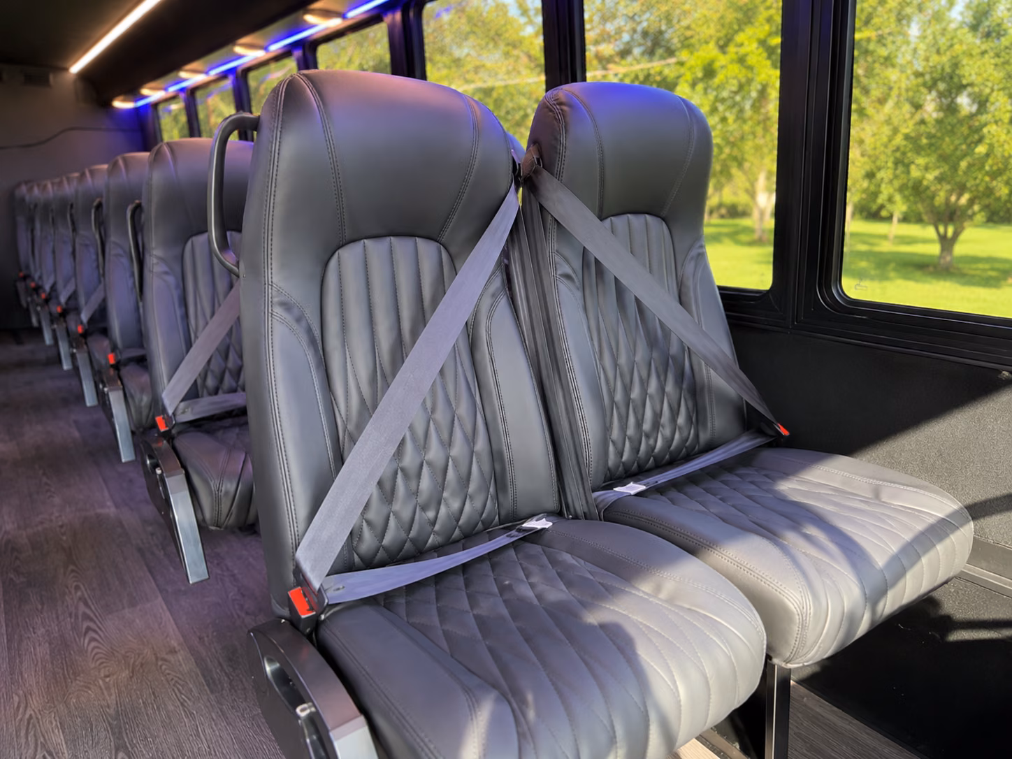longview 20 passenger minibus interior