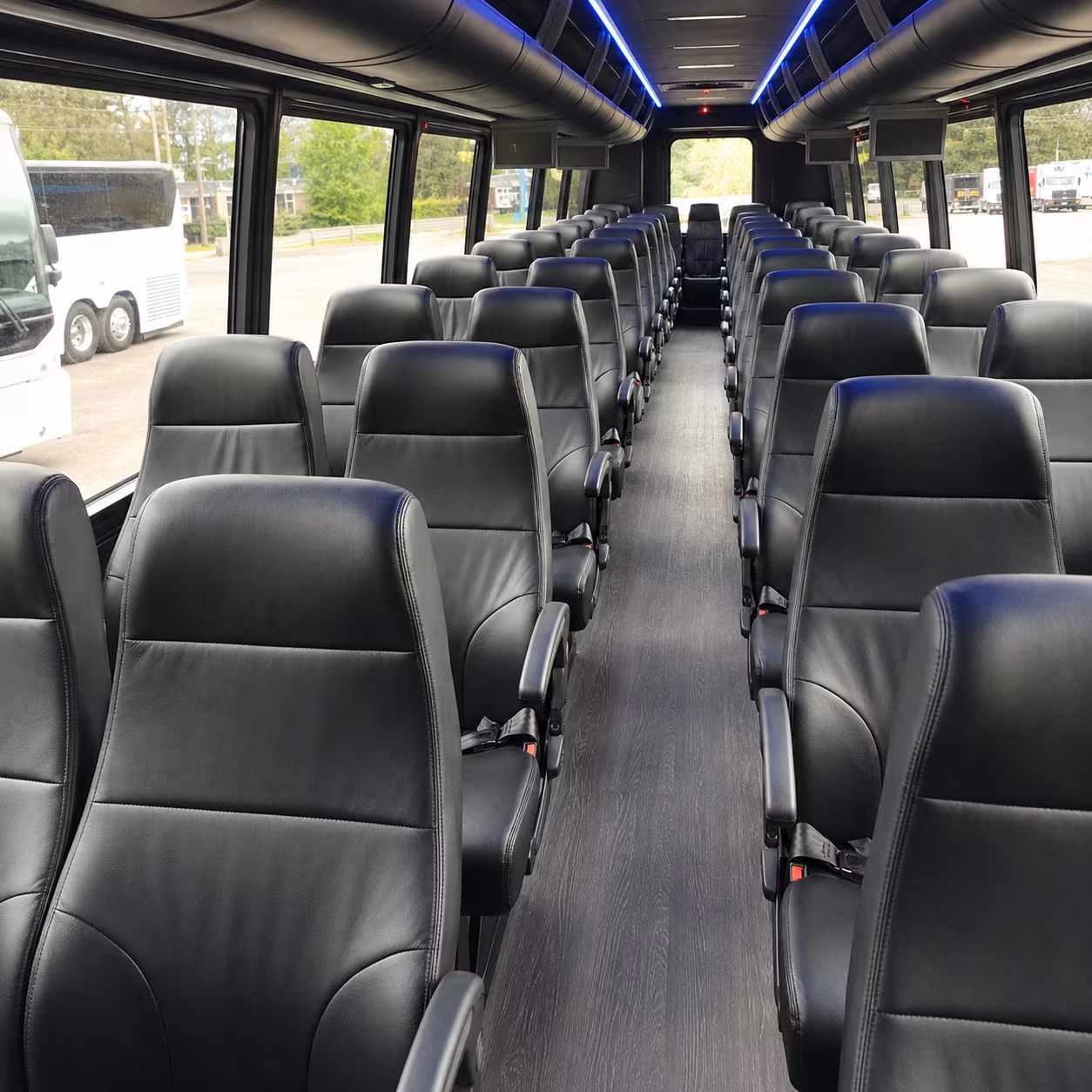 longview 25 passenger minibus inside
