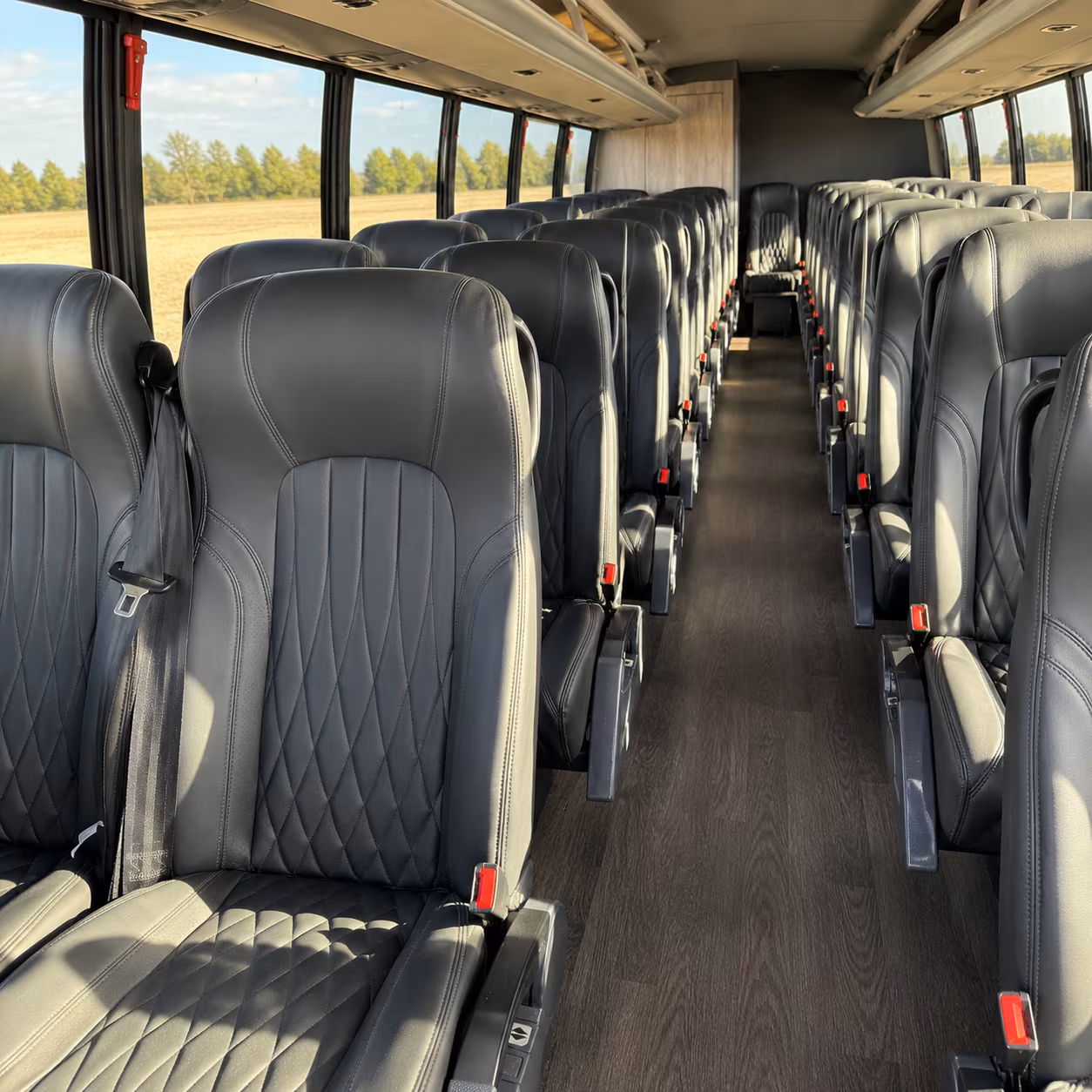longview 25 passenger minibus interior