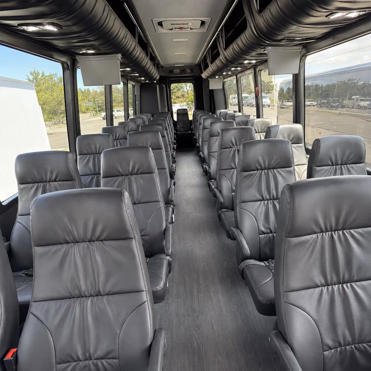 longview 28 passenger minibus interior