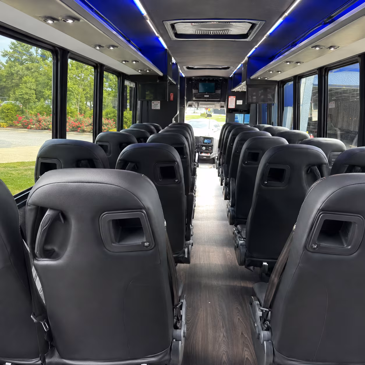 longview 30 passenger minibus inside