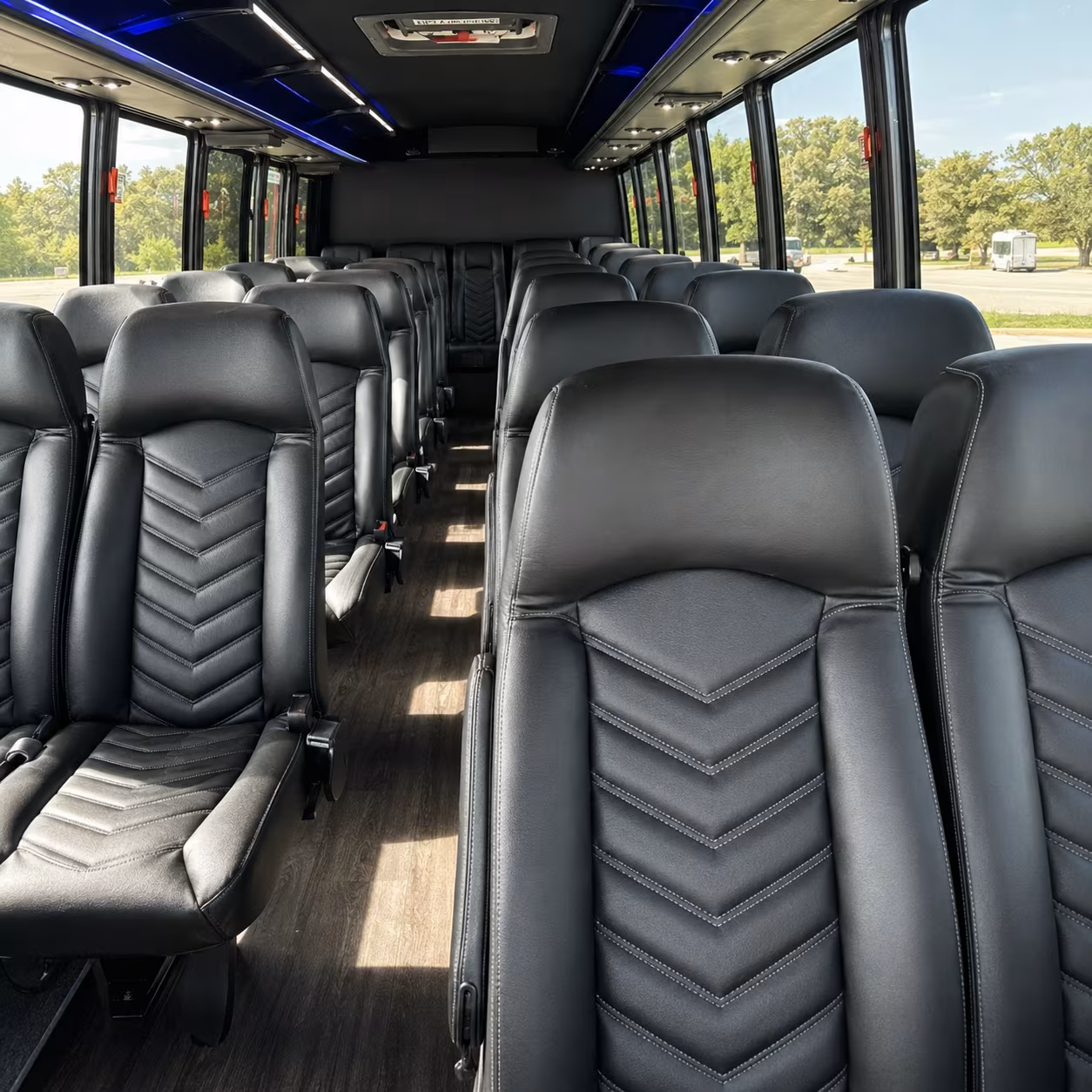 longview 30 passenger minibus interior
