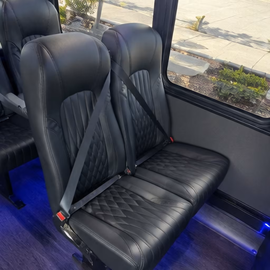 longview 35 passenger minibus interior
