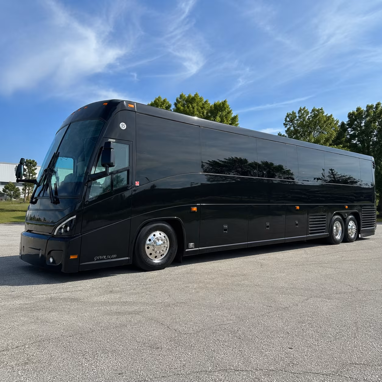 longview 47 passenger charter bus