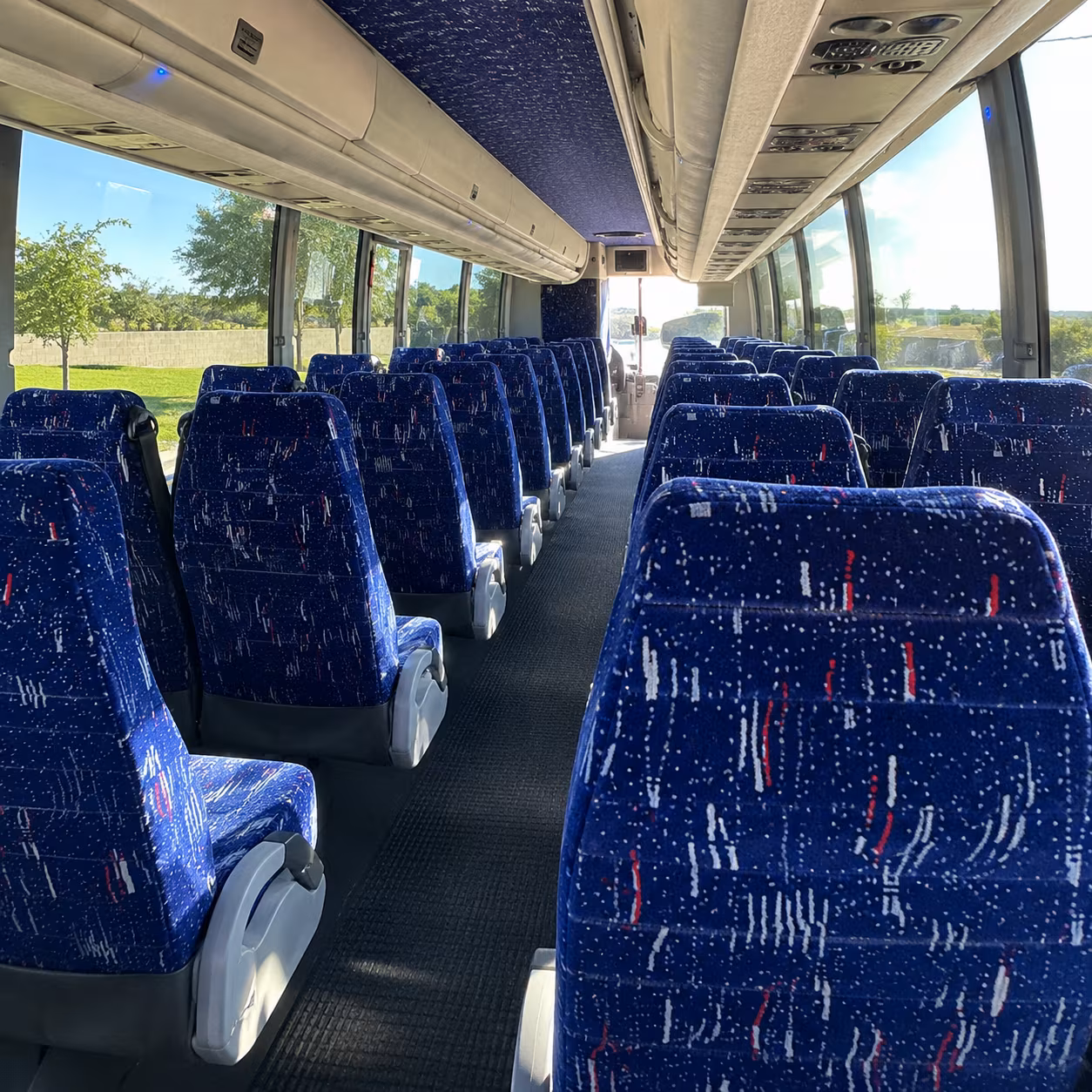 longview convention charter bus rental
