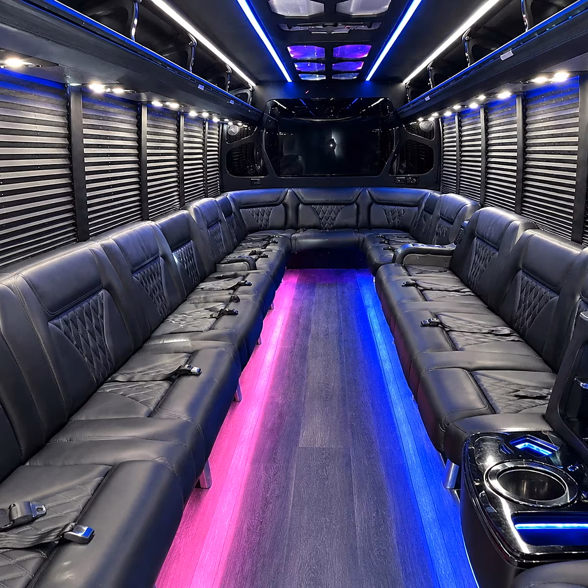 longview party bus interior