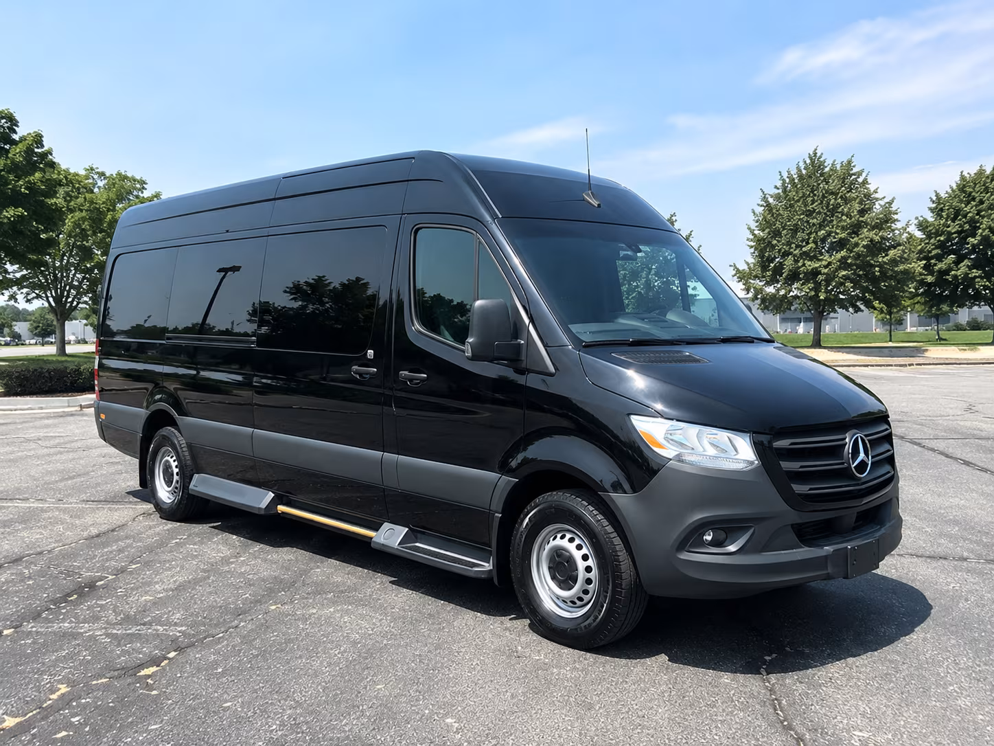 longview sprinter van with driver